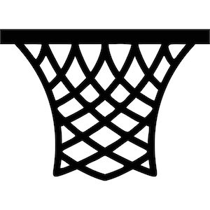 Basketball Hoop SVG DXF PNG Eps Jpg Basketball Goal Basketball Hoop Clipart Basketball Files for Cricut Cut Files for Silhouette Vector Etsy
