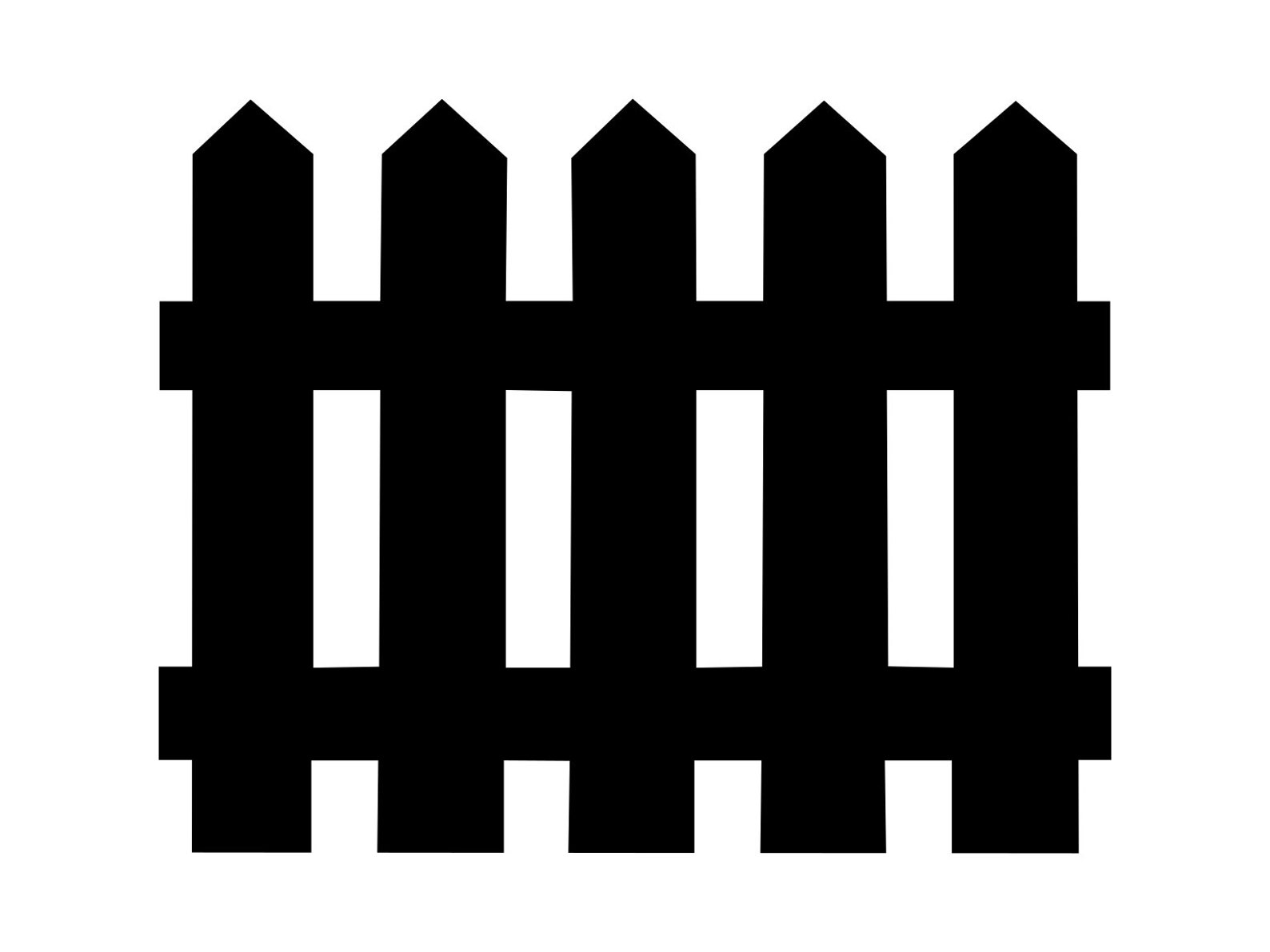 Fence Svg Picket Fence SVG Cut File Clipart Svg Vector Etsy Canada