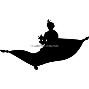 Magic Carpet Laser Svg, Magic Carpet Clipart Afbeelding, Magic Carpet Vinyl Cut File, Magic Carpet Iron Op Svg