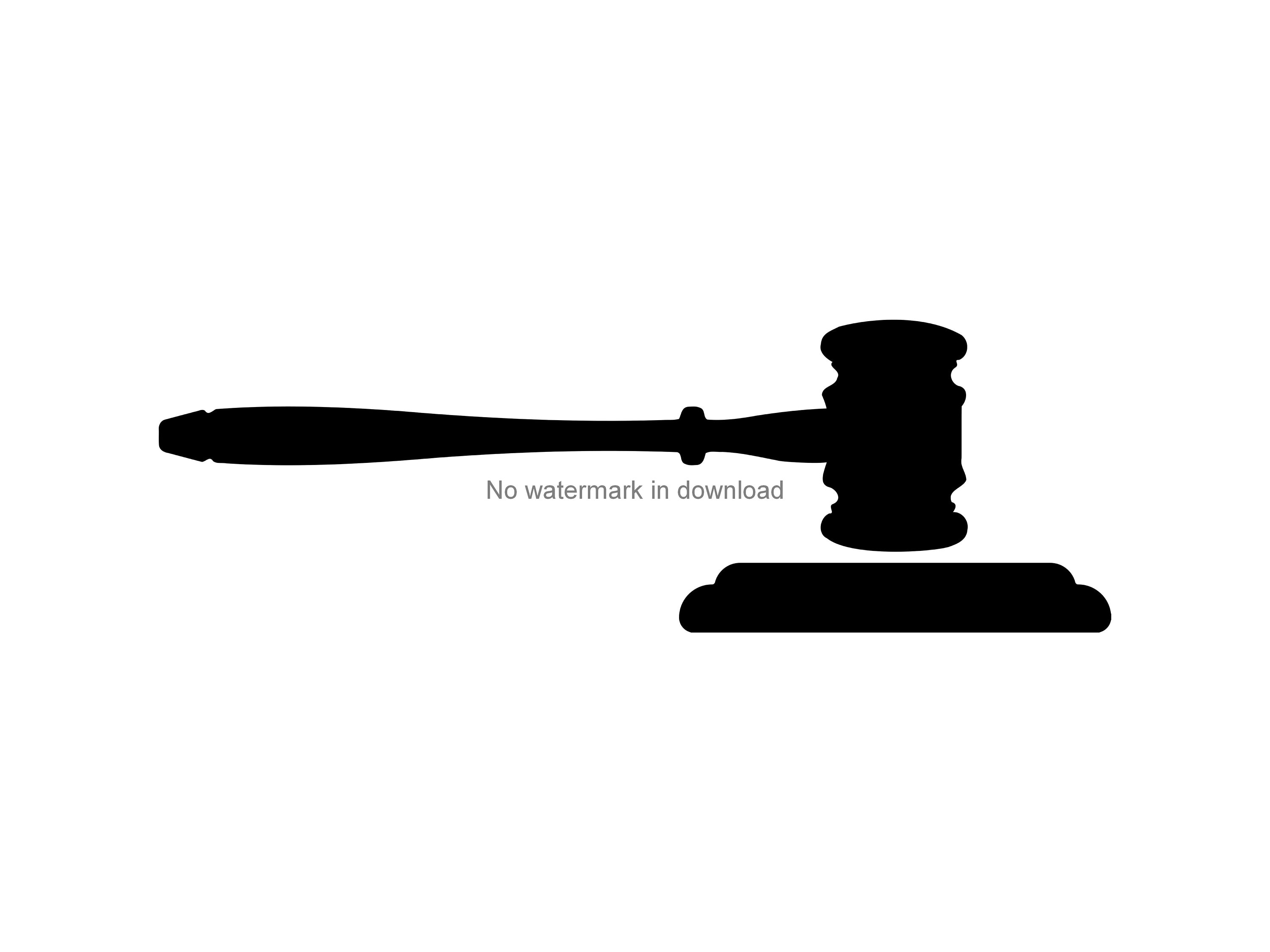 Gavel Clipart Gavel SVG Law Symbol Gavel Stencil Gavel PNG Court Symbol