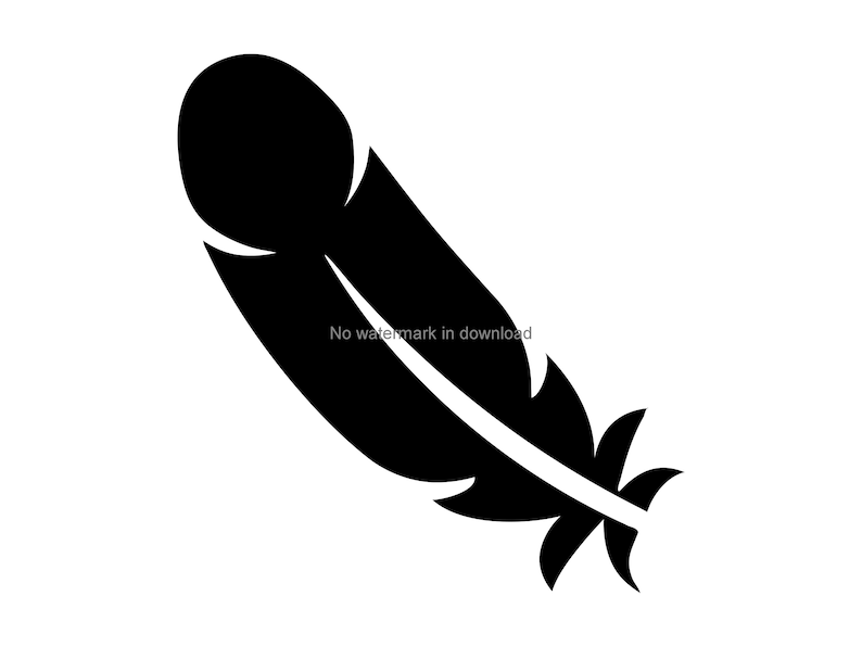 Feather Cut Files For Cricut Feather Clip Art Feather Image Feather Svg Clipart Image Feather Svg Cut File Feather Svg Cut File