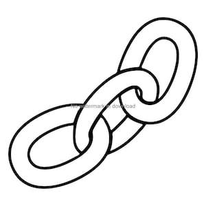 Chain SVG Cut Files: T-Shirt Design (Digital Download)