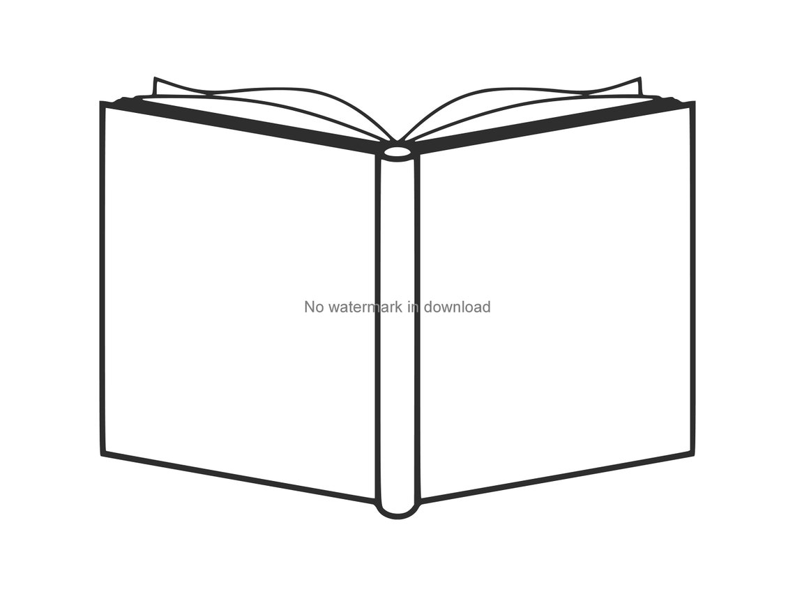 Open Book Cutting Cut Files Open Book Cutting Files Open | Etsy