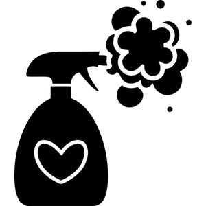 Spray Bottle Digital Clipart Image Cleaning Image File Download scg dxf png pdf webp Commercial Use Vector