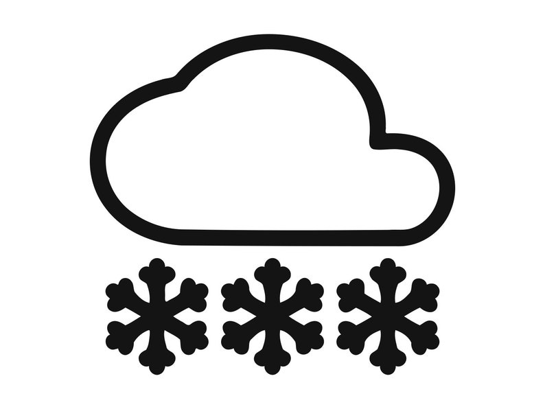 Download Clip Art Art Collectibles Snow Svg Winter Snow Cloud Clipart Png Clip Art Dxf Files For Cutting