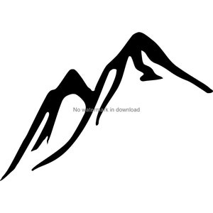 Mountain SVG Clipart: Adventure Cut File (Digital Download)