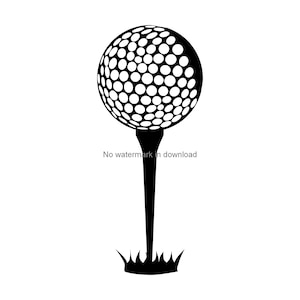Golf Ball SVG Clipart: Cutting & Engraving Files (Digital Download)