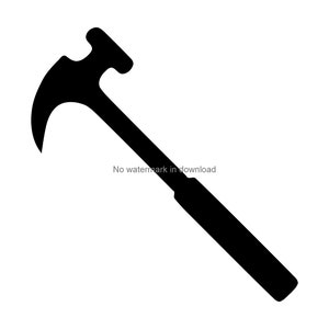 Hammer SVG: Iron On Clipart, T-Shirt Design (Digital Download)