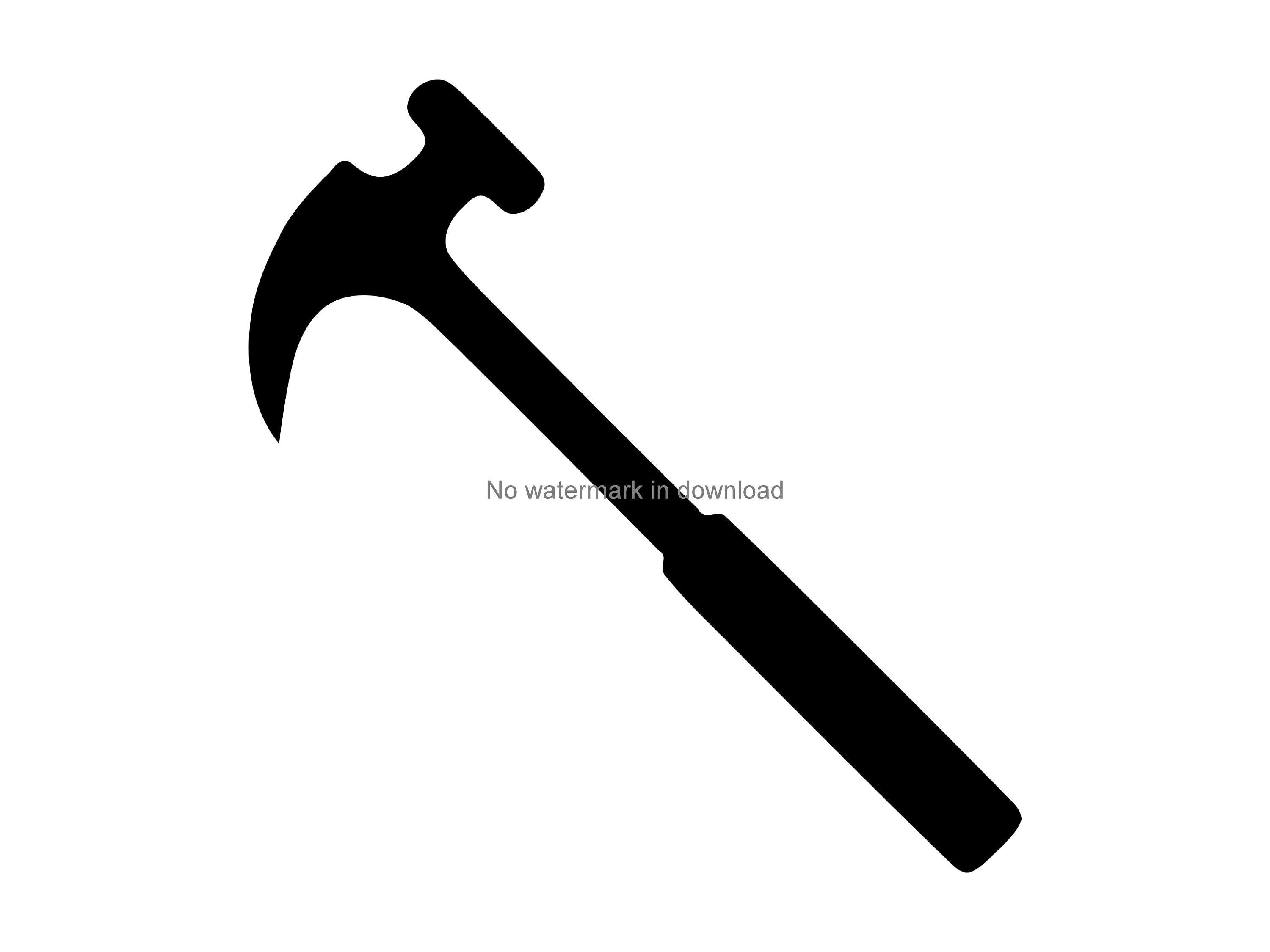 Hammer Clipart Image Hammer Vector Files Hammer Image File - Etsy Ireland