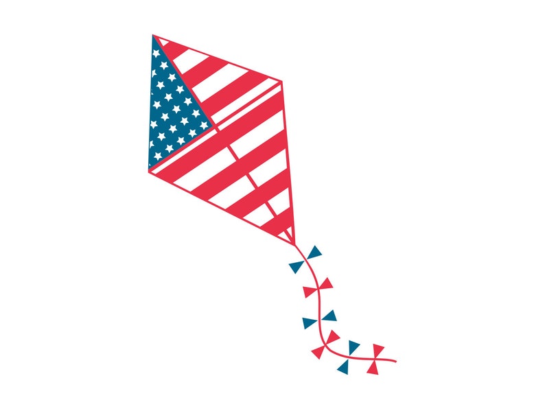 Download Clip Art Art Collectibles July 4th Kite Silhouette Cut File July 4th Kite Svg Vector July 4th Kite Eps Download Kite Dxf File July 4th Kite Png Clip Art