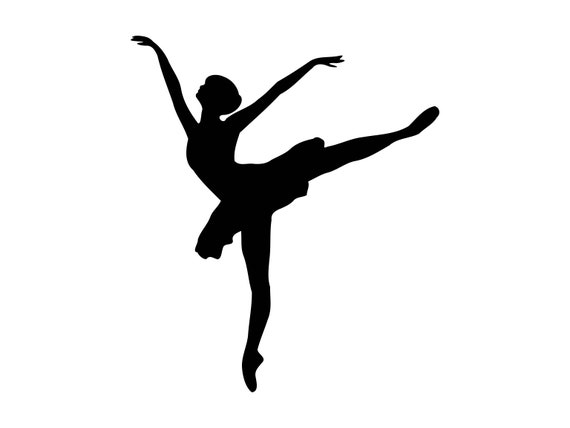Download Ballerina Svg Ballerina Dancer Svg Silhouette Cutting File Etsy