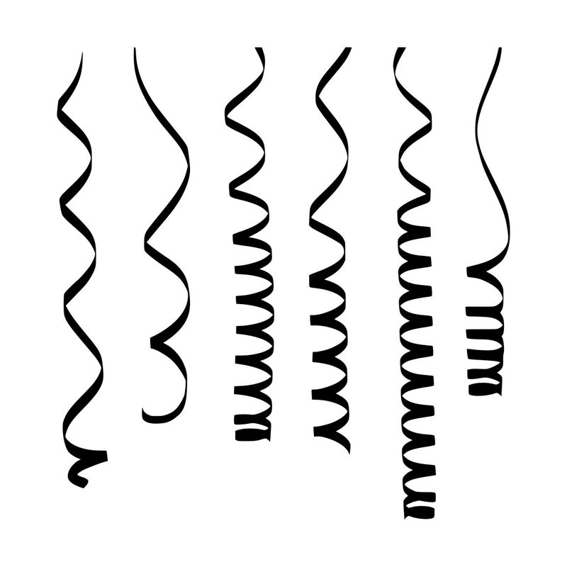 Curly Ribbon - Etsy