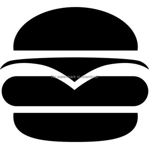 Hamburger SVG Bundle: Clipart Cut Files (Digital Download)