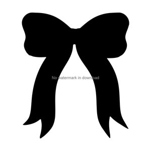 Bow SVG Cut File: Clipart Image, Vinyl Design (Digital Download)