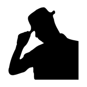 Man with Hat SVG: Gentleman Clipart (Digital Download)