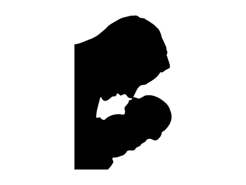 Father And Baby Printable Clipart Svg Png Eps Dxf Father And Baby Vector Files Father And Baby Silhouette Svg Fathers Day Svg Cut File