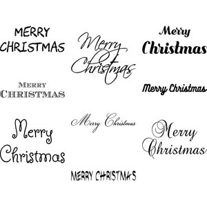 Christmas Phrase svg, Merry Christmas Bundle, Christmas Words Svg, Holiday Text svg, Christmas Cut Files, Cricut Christmas Svg, Cutting File