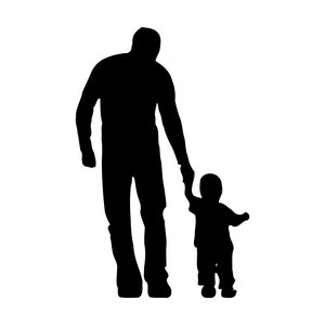 Vater und Sohn Svg Dxf Png, Vater und Sohn Vektor, Vater und Sohn Druckbare Clipart, Vater und Sohn Svg Plotterdatei