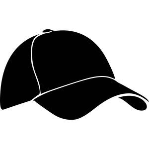 Berretto da baseball Svg Cappello Svg Cap Svg Clipart silhouette decalcomania stencil taglia file incisione file immagine vettoriale