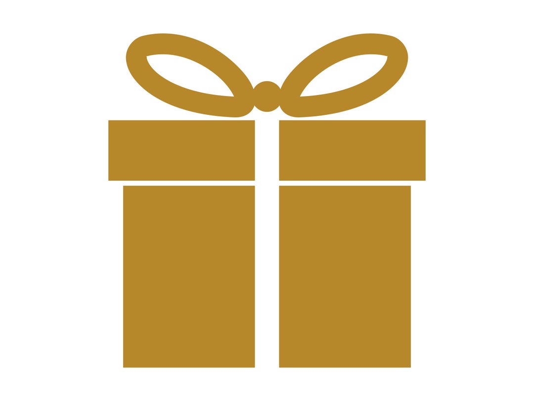 Present Svg Christmas Present Svg Present Clipart Silhouette Png Dxf
