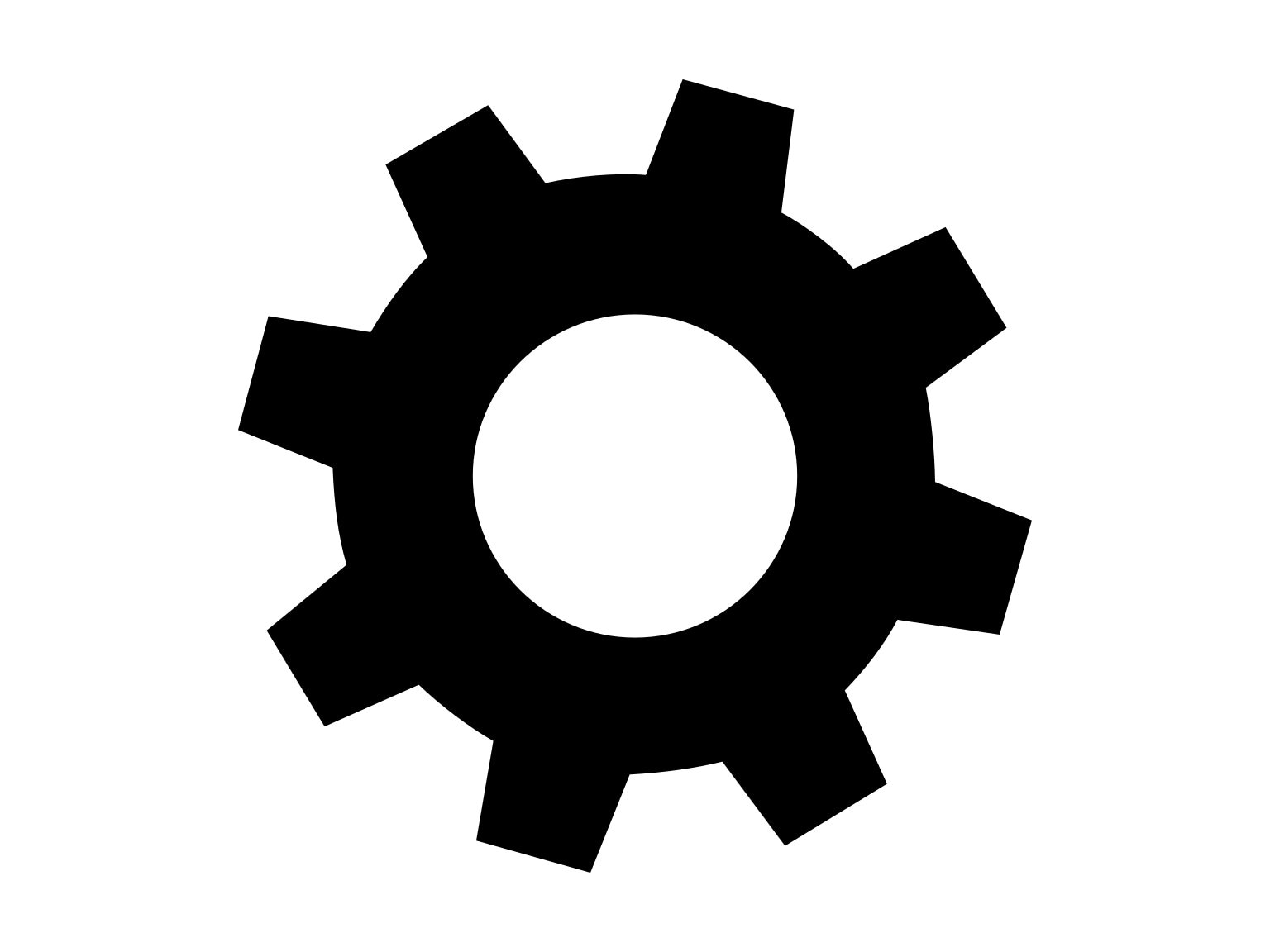 Gear Svg Gears Silhouette Clipart Dxf Gear Vector Silhouette | Etsy