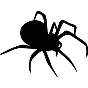 Black Spider Svg Cut File Printable Spider Svg Halloween Cutting File Scary Spider Clipart Scrapbooking Clip Art SVG DXF Png