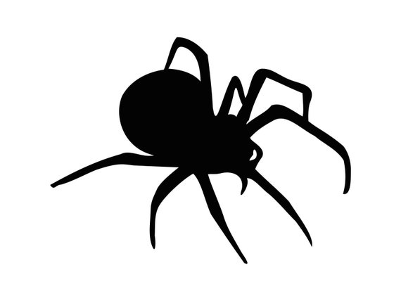 Black Spider Svg Cut File Printable Spider Svg Halloween Etsy
