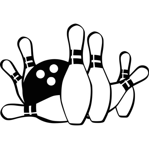 Bowling SVG Smashing Bowling Ball SVG DXF Png Cut File Logo - Etsy Canada