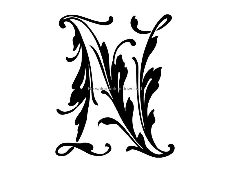 Monogram N Svg - 1836+ Best Quality File