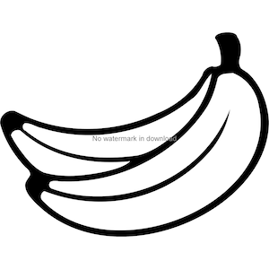 Banane Plotterdatei, Bananen Plotterdatei, Obst Plotterdatei, Obst Plotterdatei, Bananen Plotterdatei, Plotterdatei, Plotterdatei