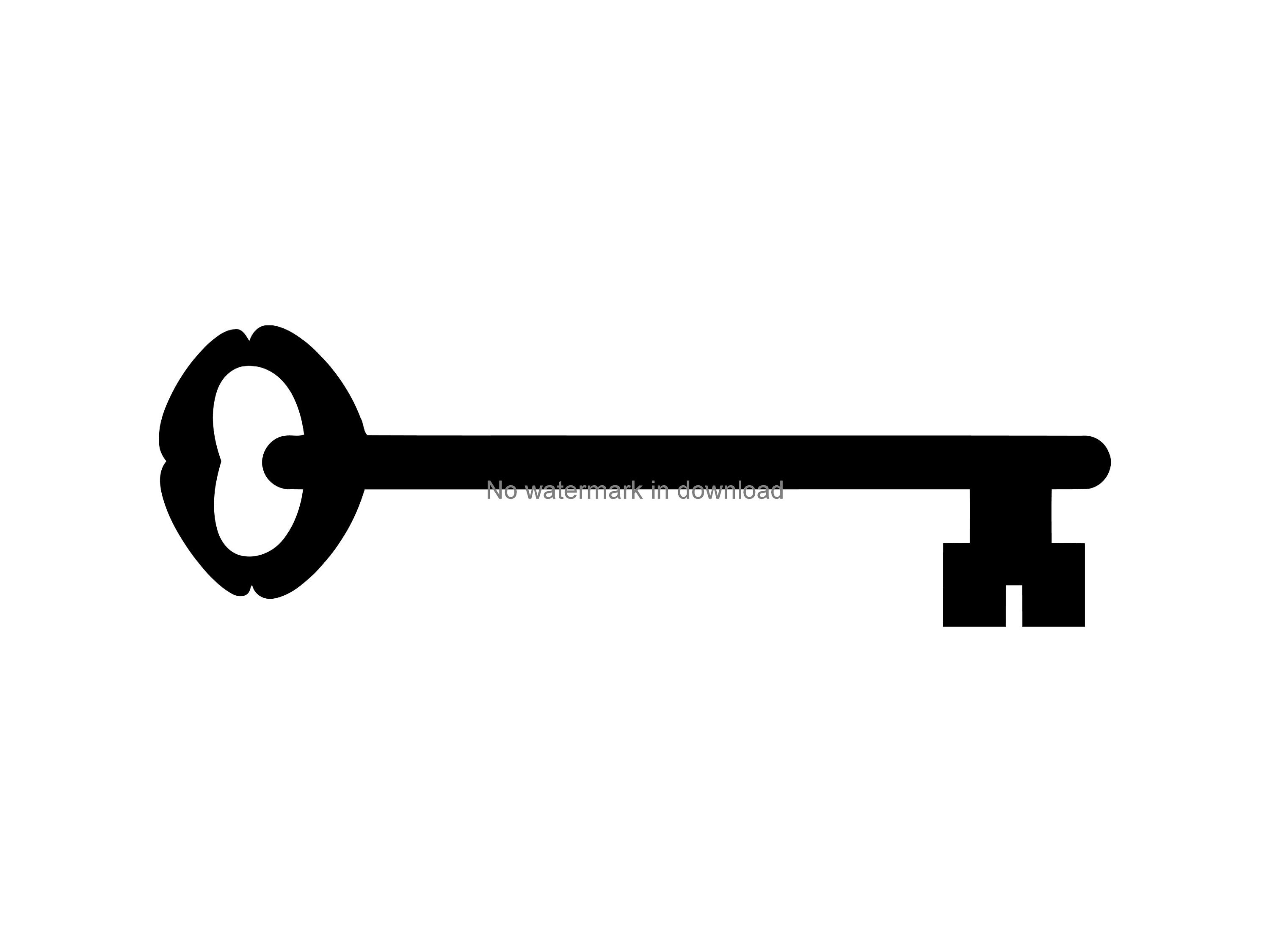 vintage skeleton key clipart