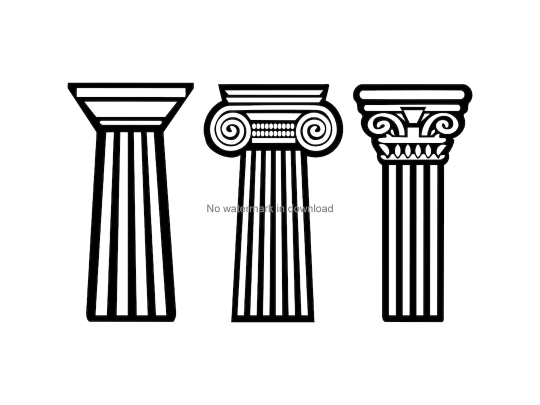 Pillar Svg, Pillar Clipart, Pillar Cutting File, Pillar Digital