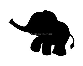 Bebê Elefante SVG: Clipe para Passar a Ferro (Download Digital)