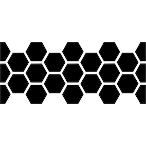 Honingraat Svg Herhalend Patroon Zeshoek Svg Geometrische Bijenkorf Bijen, Honingbij, Bijenkorf Svg, Gesneden Bestand Lasergravure Dxf Png Svg Silhouet