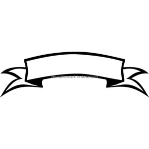 Ribbon Svg Banner Svg Digital Download Award Banner Silhouette File Ribbon Banner Svg Laser Engraving File Cnc Engraving Tshirt Design Dxf