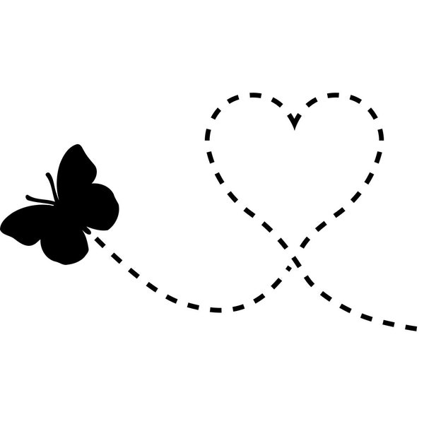 Flying Butterfly Svg Heart Butterfly Clipart File Butterfly png Image File Clip Art Vector