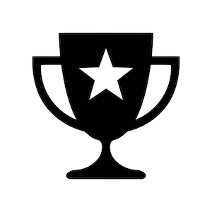 Trophy Svg, Trophy Clipart, Trophy Clip Art, Trophy Cut File, Trophy Png, Award Vector