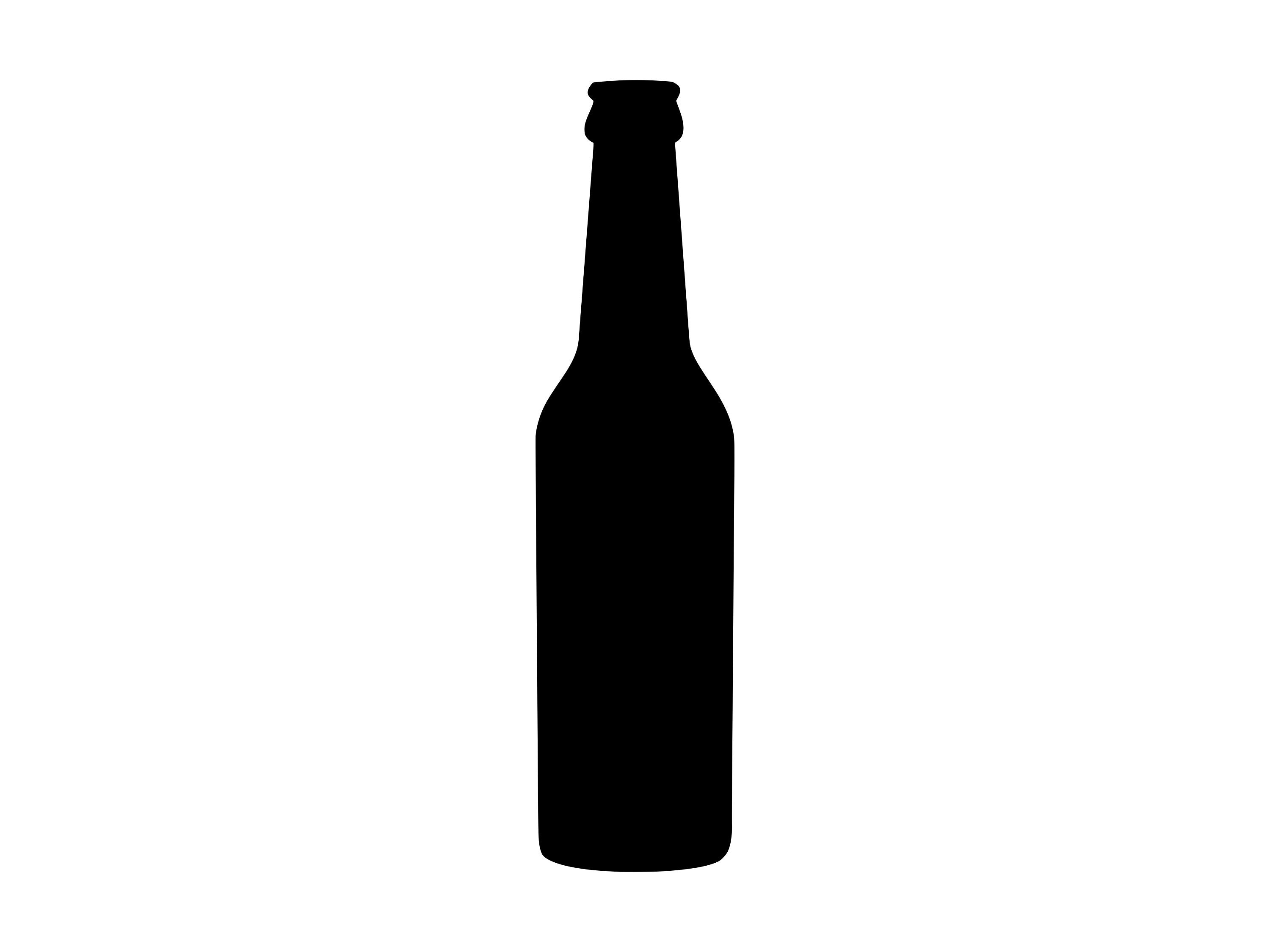Download Beer Bottle Silhouette Cutting File Clipart Scrapbooking ...
