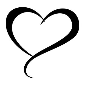 Valentine Heart SVG Cut Files: T-Shirt Design Clipart (Digital Download)