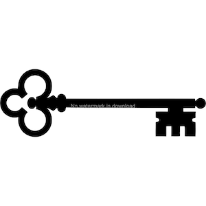 Skeleton Key Svg, Skeleton Key Clipart, Skeleton Key Snijbestand, Skeleton Key Digital Download, Skeleton Key Clip Art Svg Dxf Png