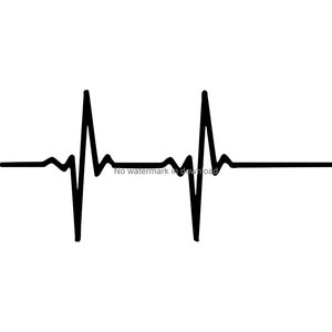 Heart Beat Cutting Svg Cut Bestanden, Heart Beat Dxf Clipart, Heart Beat Svg Dxf Png, Heart Beat Grave Svg, Heartbeat Svg Cut File Clip Art