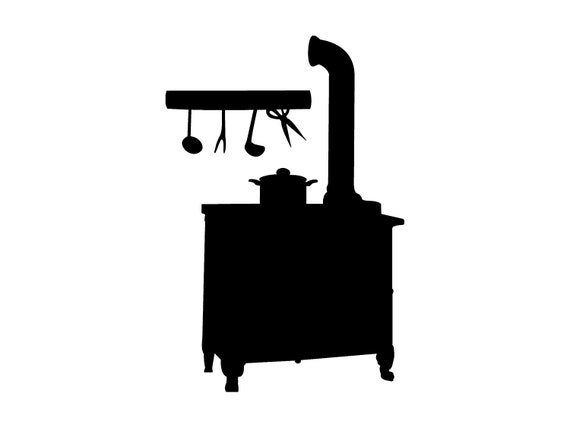 Download Stove Svg Retro Kitchen Svg Oven Svg Cutting File Vintage Etsy