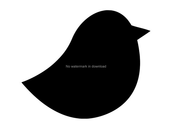 Download Simple Bird Files For Silhouette Simple Bird Iron On Svg Etsy