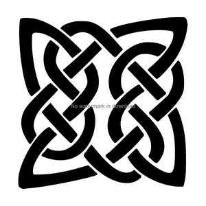 Celtic Knot SVG Design: Cut File, T-Shirt Design (Digital Download)