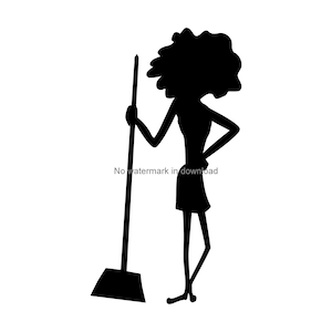 Putzen Svg Clipart, Housekeeping Clipart Bild, Maid Service Svg Design, Putzen Svg Plotterdatei, Plotterdatei Png IMage