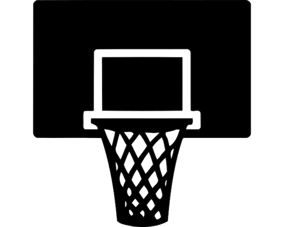 Basketball Hoop Svg Basketball Backboard Svg Vector Cut File