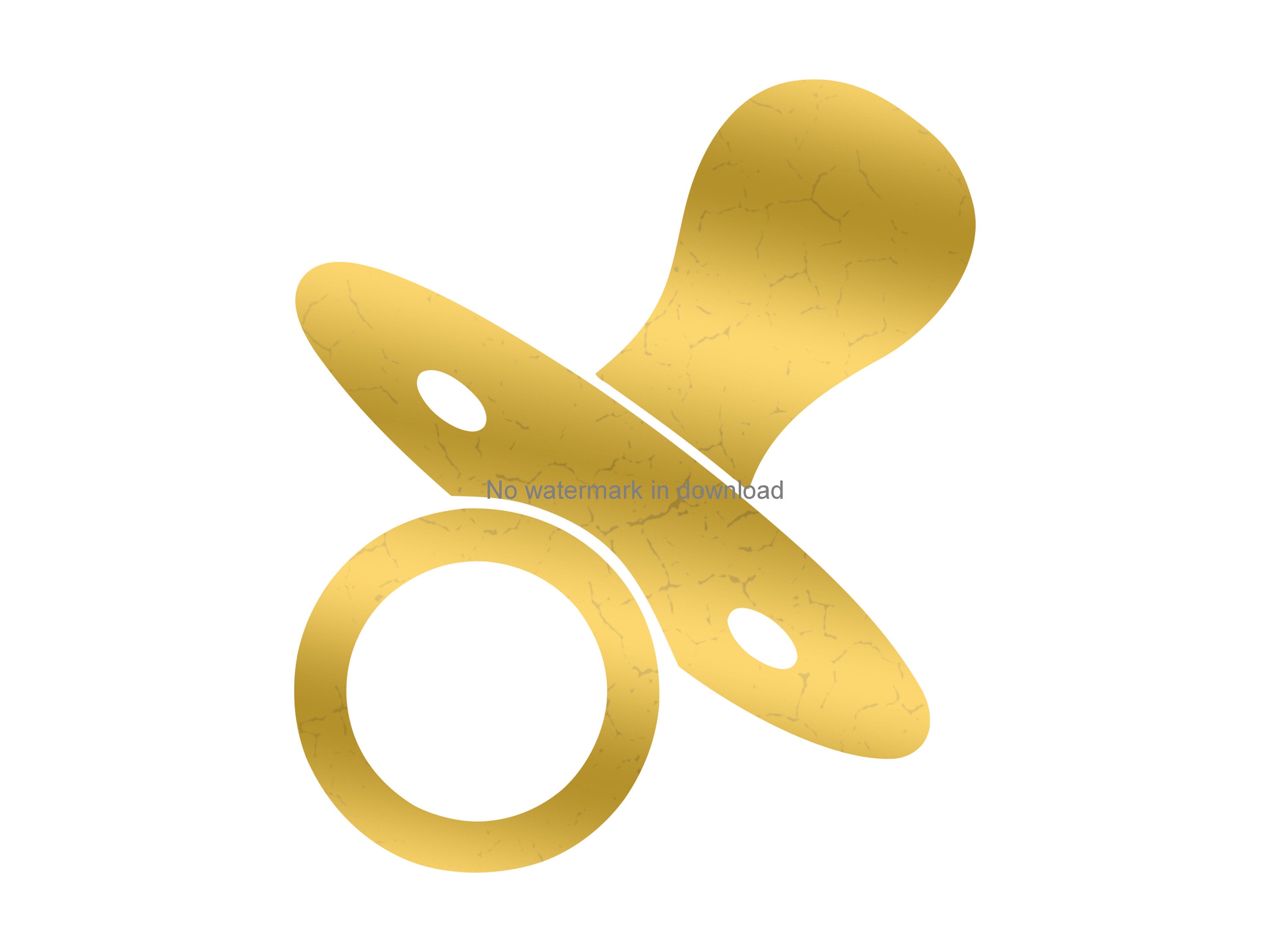 Scissors Gold Textured, Scissors Gold Notebook Art, Scissors Gold