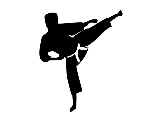 Download Karate Svg Martial Arts Svg Judo Clipart Kick Boxing Cut File Etsy