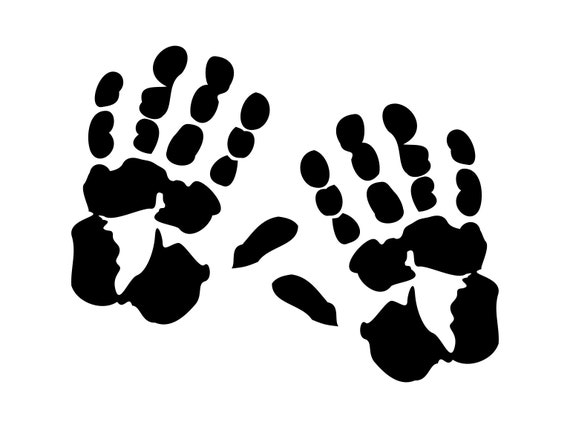 Download Hand Print Svg Painted Hand Print Svg Handprint Silhouette ...