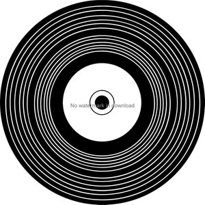 Record Svg Vector Files, Record Files voor Silhouette, Record Svg Png Dxf, Record Svg Cut File, Record Clipart Image, Record Silhouette Svg